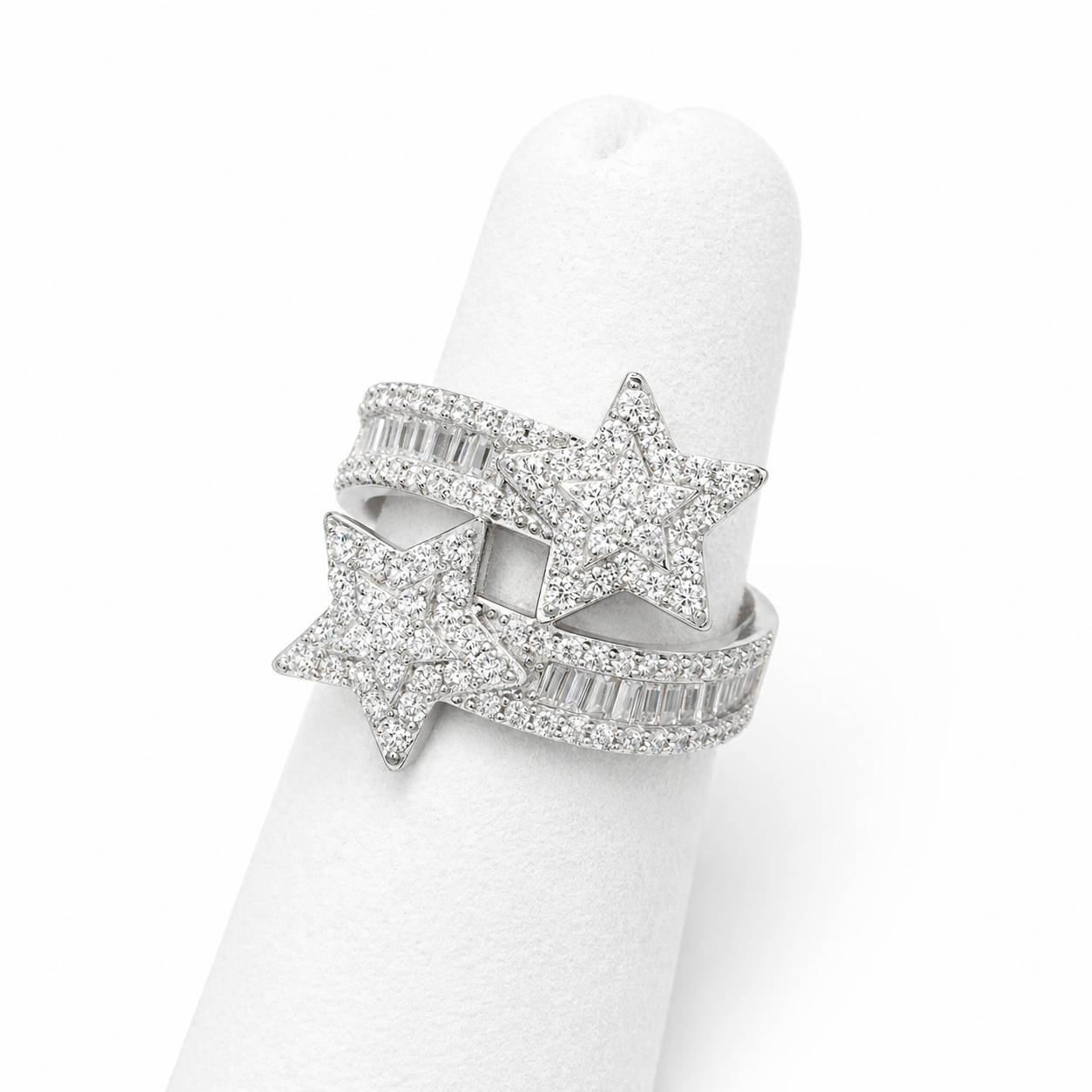 Baguette Star Ring