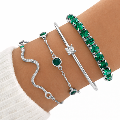Crystal Bracelet Set