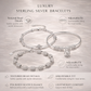 Elegant Silver Charm Bracelet