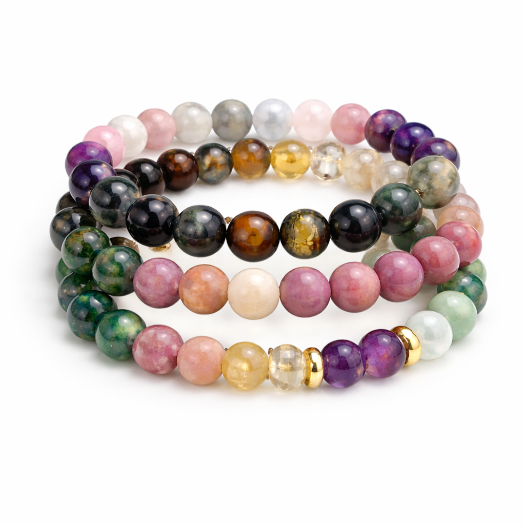 Natural Gemstone Wealth Bracelet