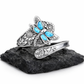 Vintage Dragonfly Turquoise Ring