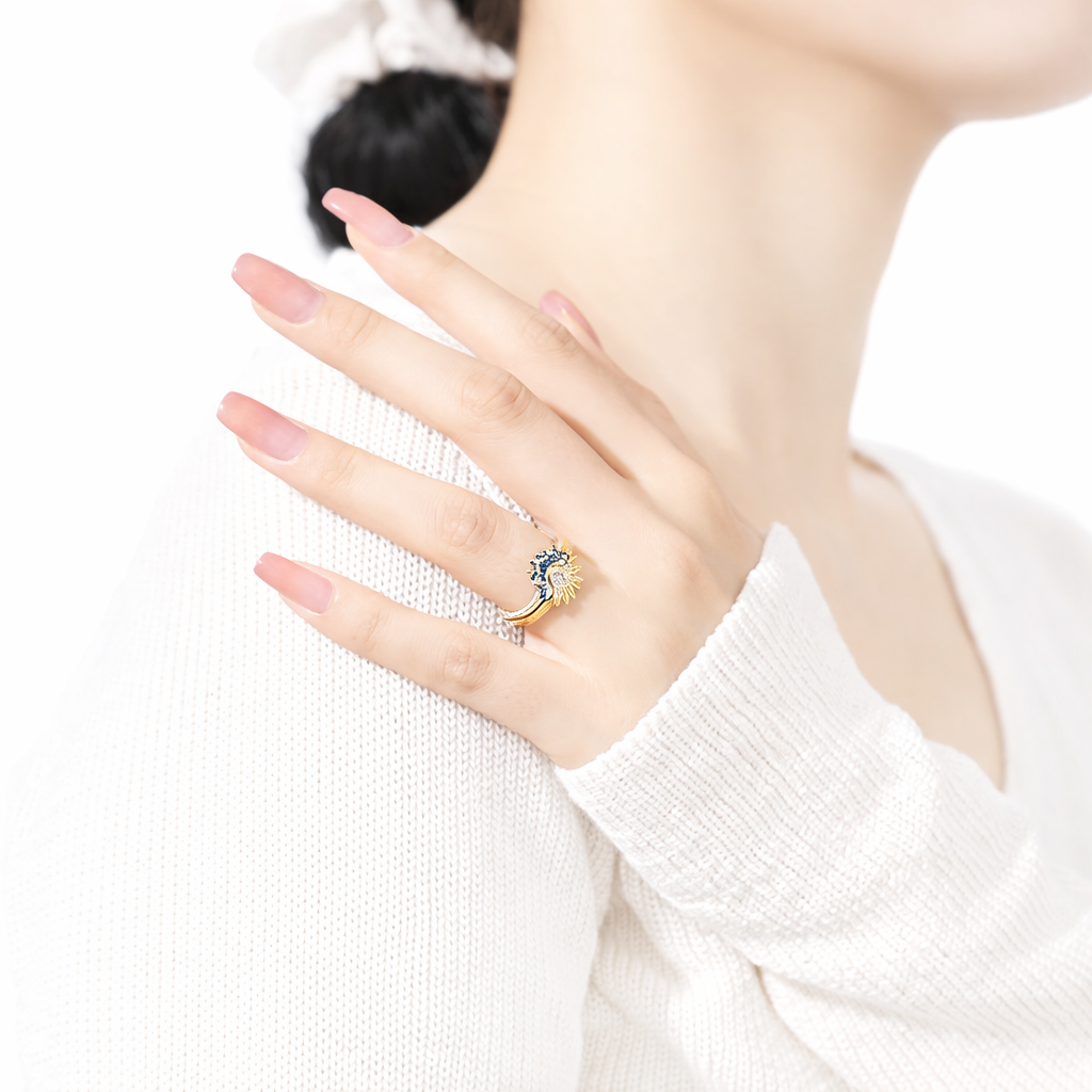 Celestial Sun & Moon Ring
