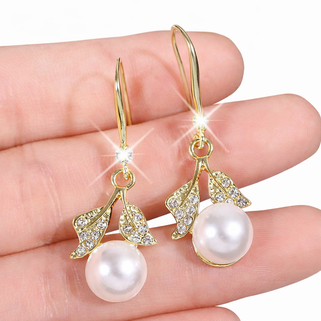 Veloura Pearl Drop Earrings