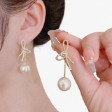 Veloura Pearl Drop Earrings