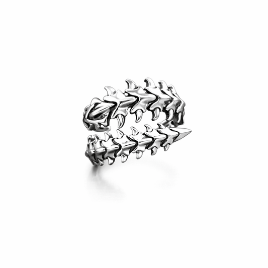 Vintage Gothic Spine Ring for Women