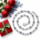 10.5mm S925 Moissanite Four Leaf Clover Evil Eye Link Chain