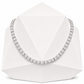 8mm S925 Moissanite Iced Clover Seal Halo Link Chain