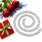 8mm S925 Moissanite Iced Clover Seal Halo Link Chain
