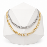 8mm 1 Row Cuban Link Chain