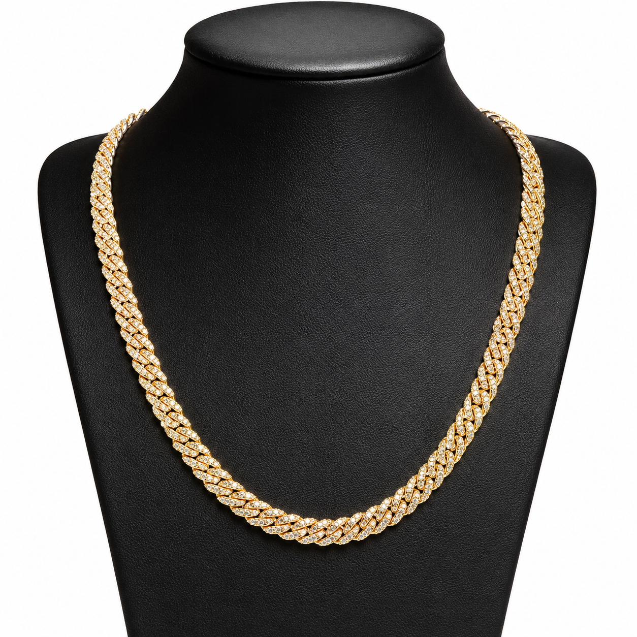 8mm 1 Row Cuban Link Chain