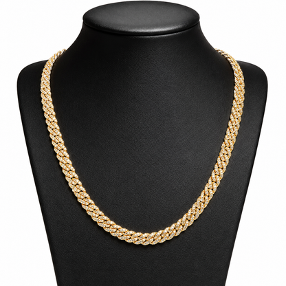 8mm 1 Row Cuban Link Chain