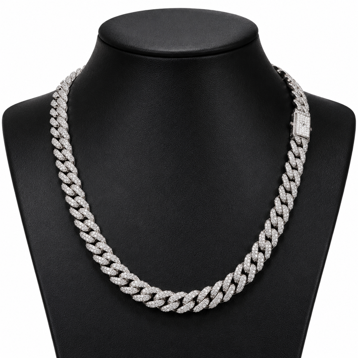 8mm 1 Row Cuban Link Chain