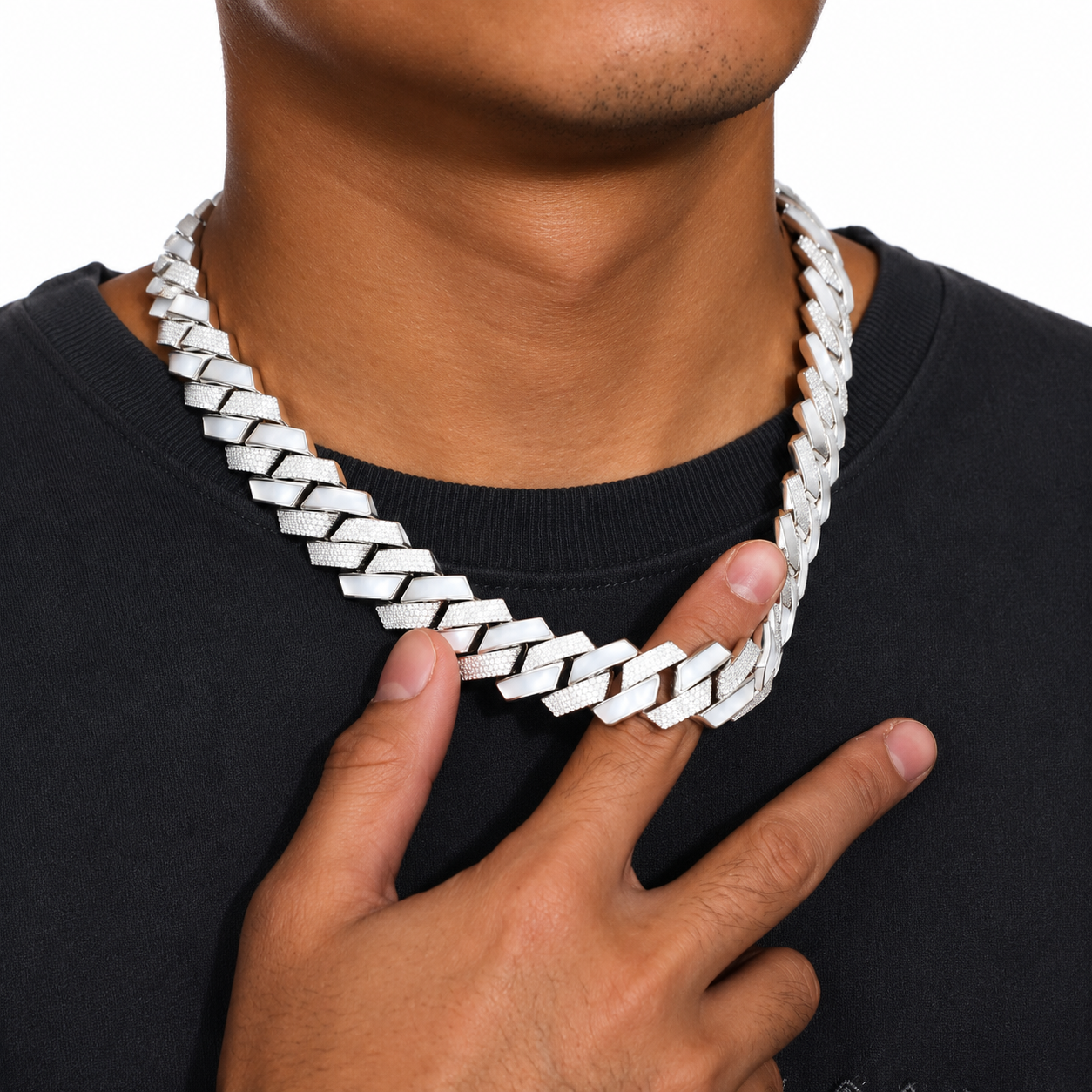 18mm Shell Cuban Link Chain