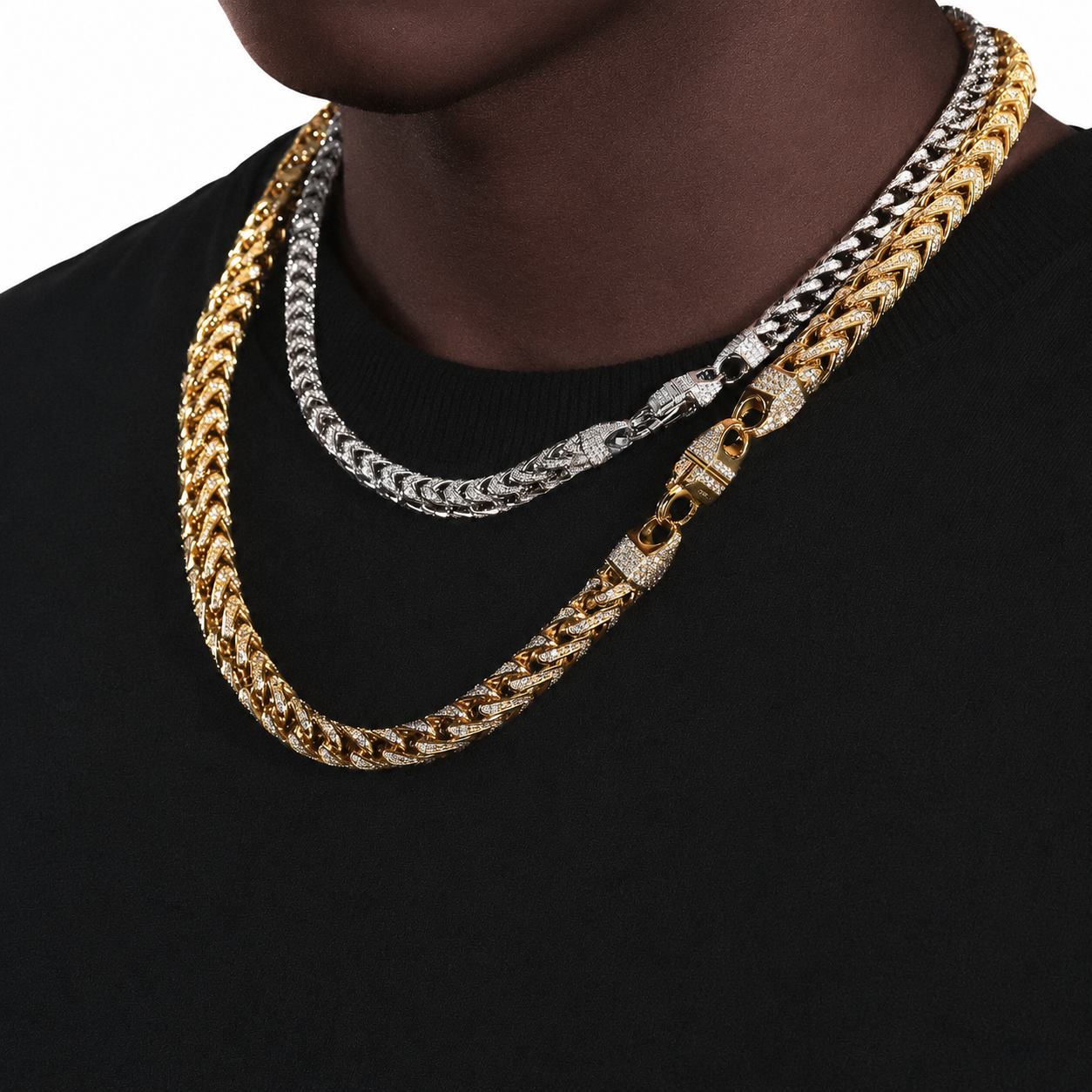 6mm 8mm Franco Chain Necklace