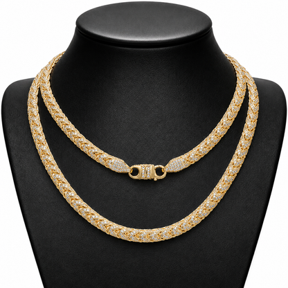 6mm 8mm Franco Chain Necklace