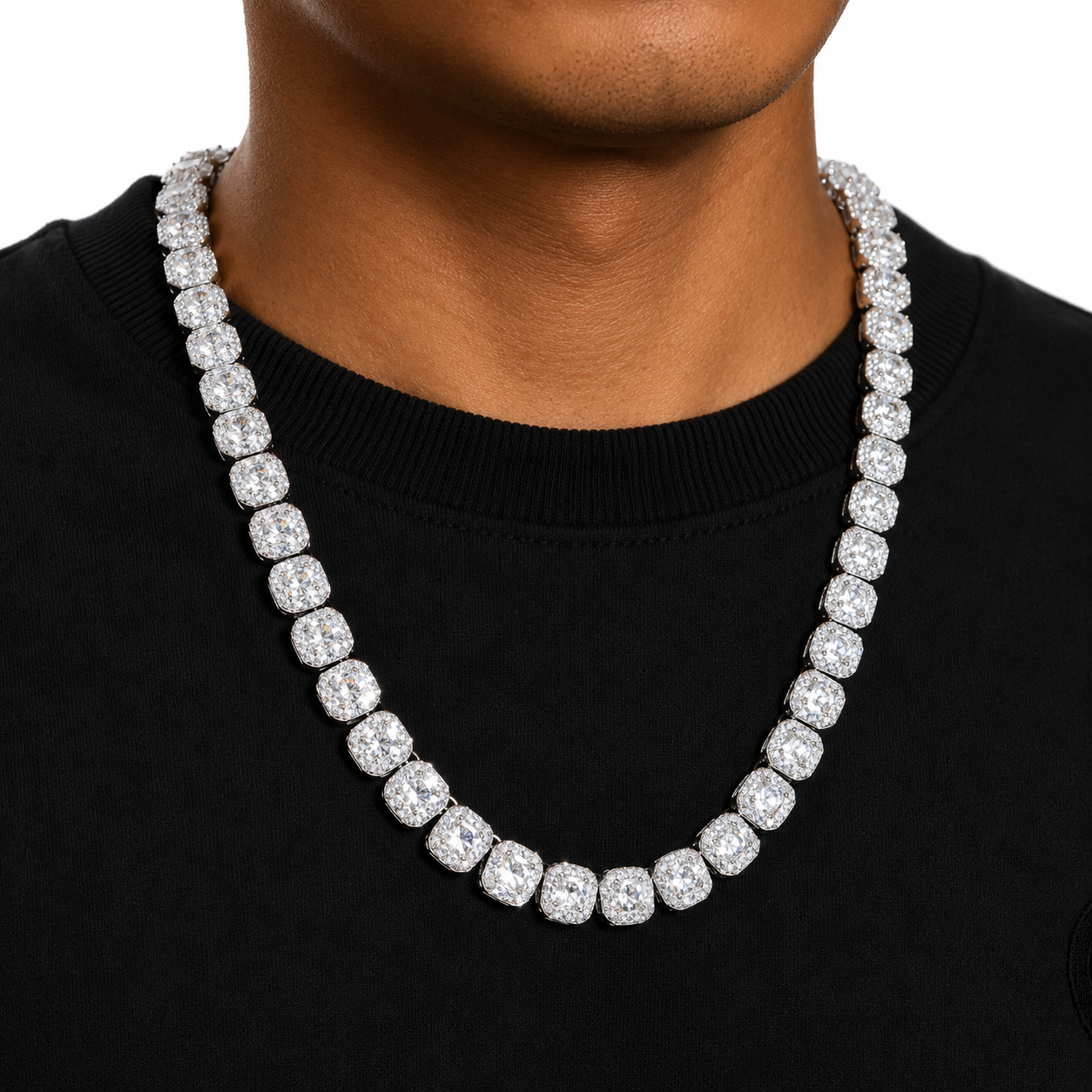 10mm Square Tennis Chain