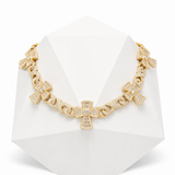 37mm Cross Cuban Link Chain