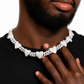 17mm Heart Cuban Llink Chain