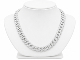 14mm Baguette Rhombus Cuban Link Chain