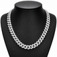 14mm Baguette Rhombus Cuban Link Chain