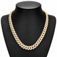 14mm Baguette Rhombus Cuban Link Chain