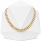 18mm Leaf Cuban Link Chain