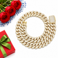 18mm Leaf Cuban Link Chain
