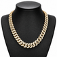 18mm Leaf Cuban Link Chain