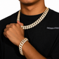 18mm Leaf Cuban Link Chain