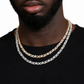 8mm Infinity Symbol Star Cuban Link Chain