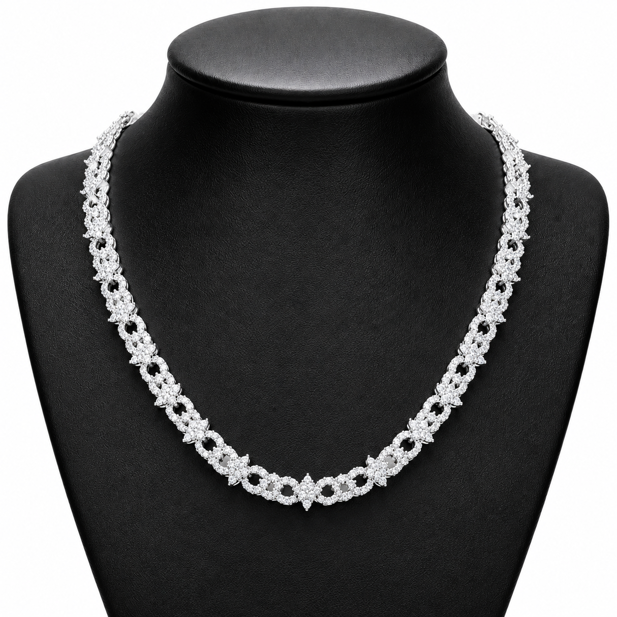 8mm Infinity Symbol Star Cuban Link Chain