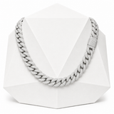 8mm 2 Rows Bubble Cuban Link Chain