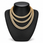 8mm 2 Rows Bubble Cuban Link Chain