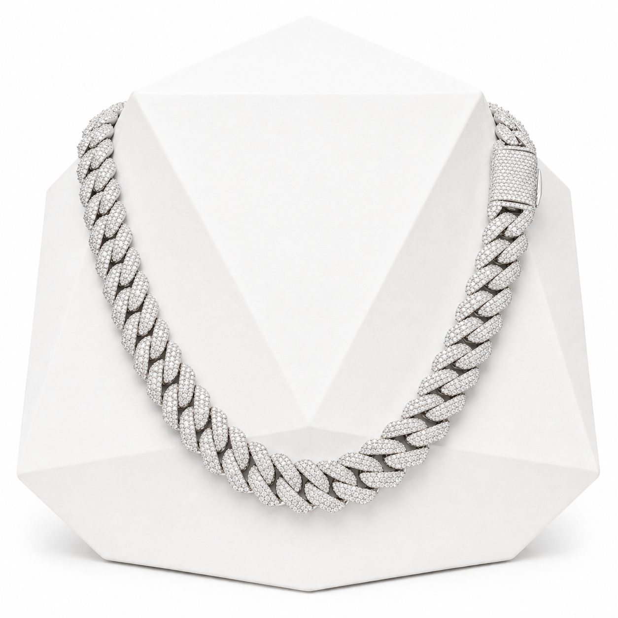 15mm 3 Rows Cuban Link Chain