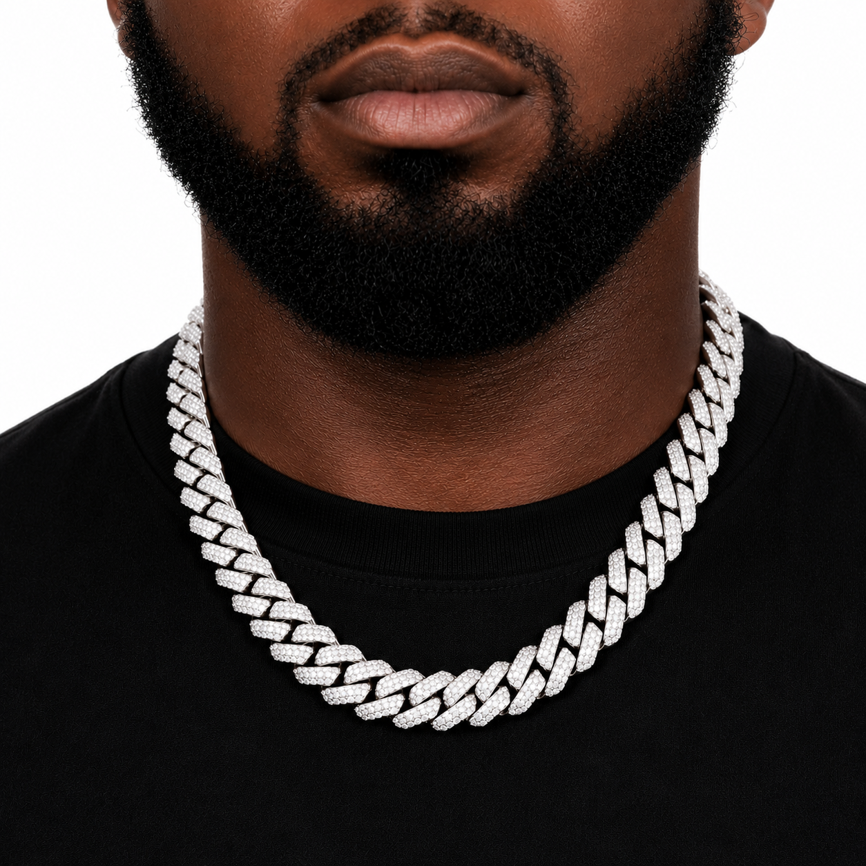 15mm 3 Rows Cuban Link Chain