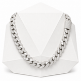 12mm Baguette Cuban Link Chain
