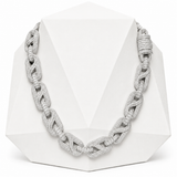 14mm Baguette Bussdown Cuban Link Chain