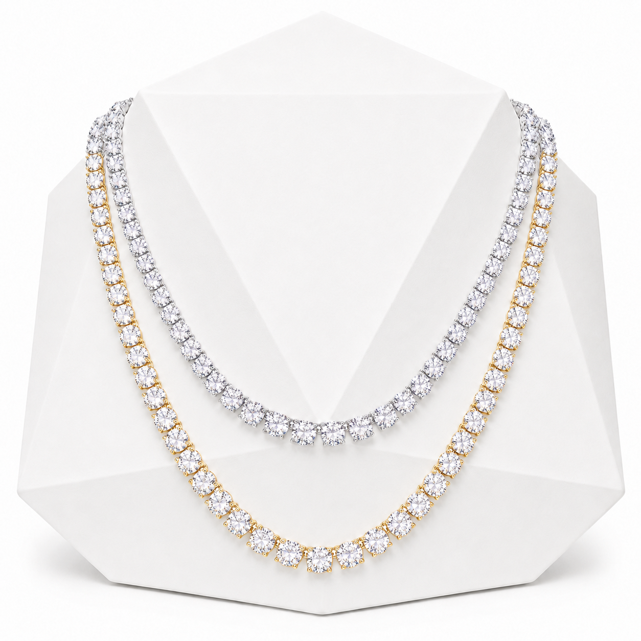 10mm Cluster Tennis Chain