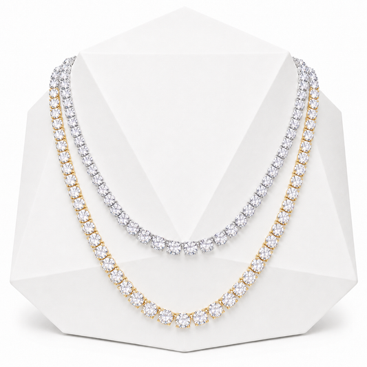 10mm Cluster Tennis Chain