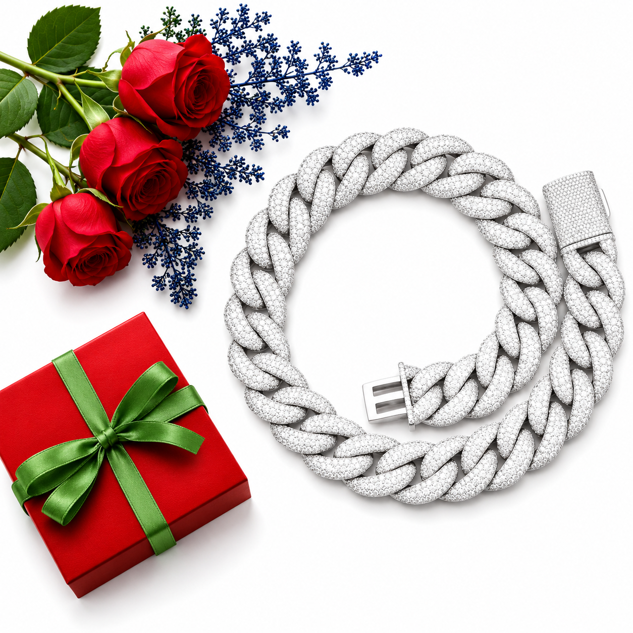 14mm-20mm Bubble Cuban Chain