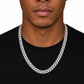 12mm 3 Rows Cuban Link Chain