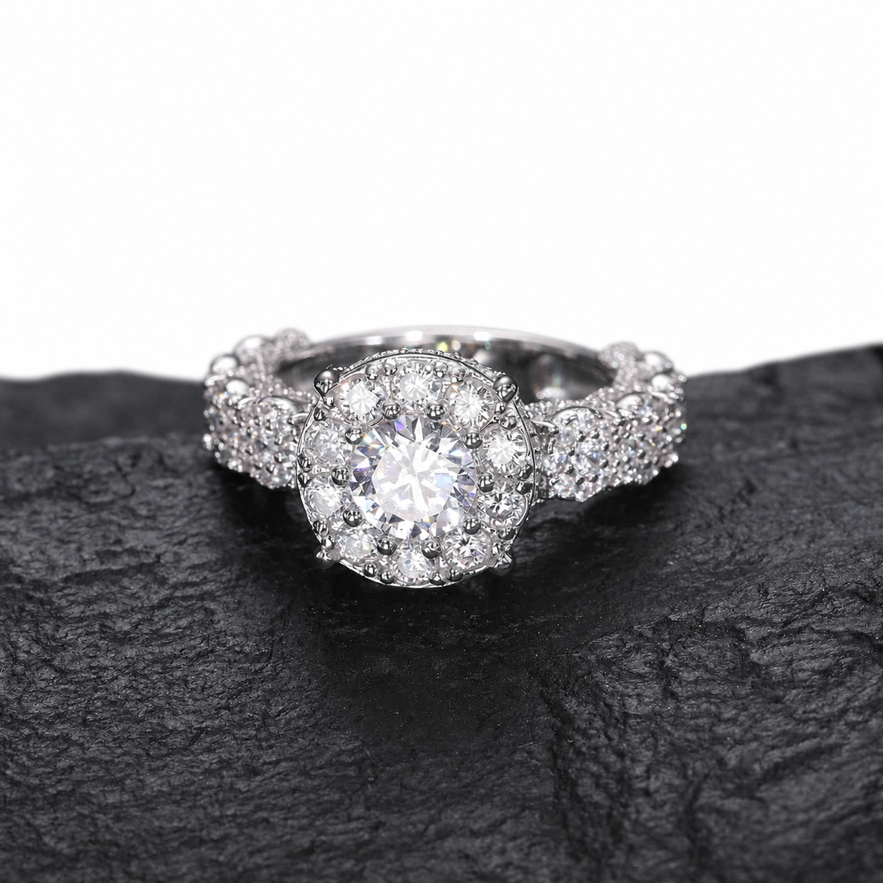Halo Engagement Ring