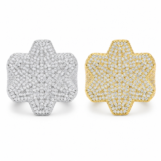 Hexagon Snowflake Ring