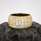 6 Layers Baguette Band Ring