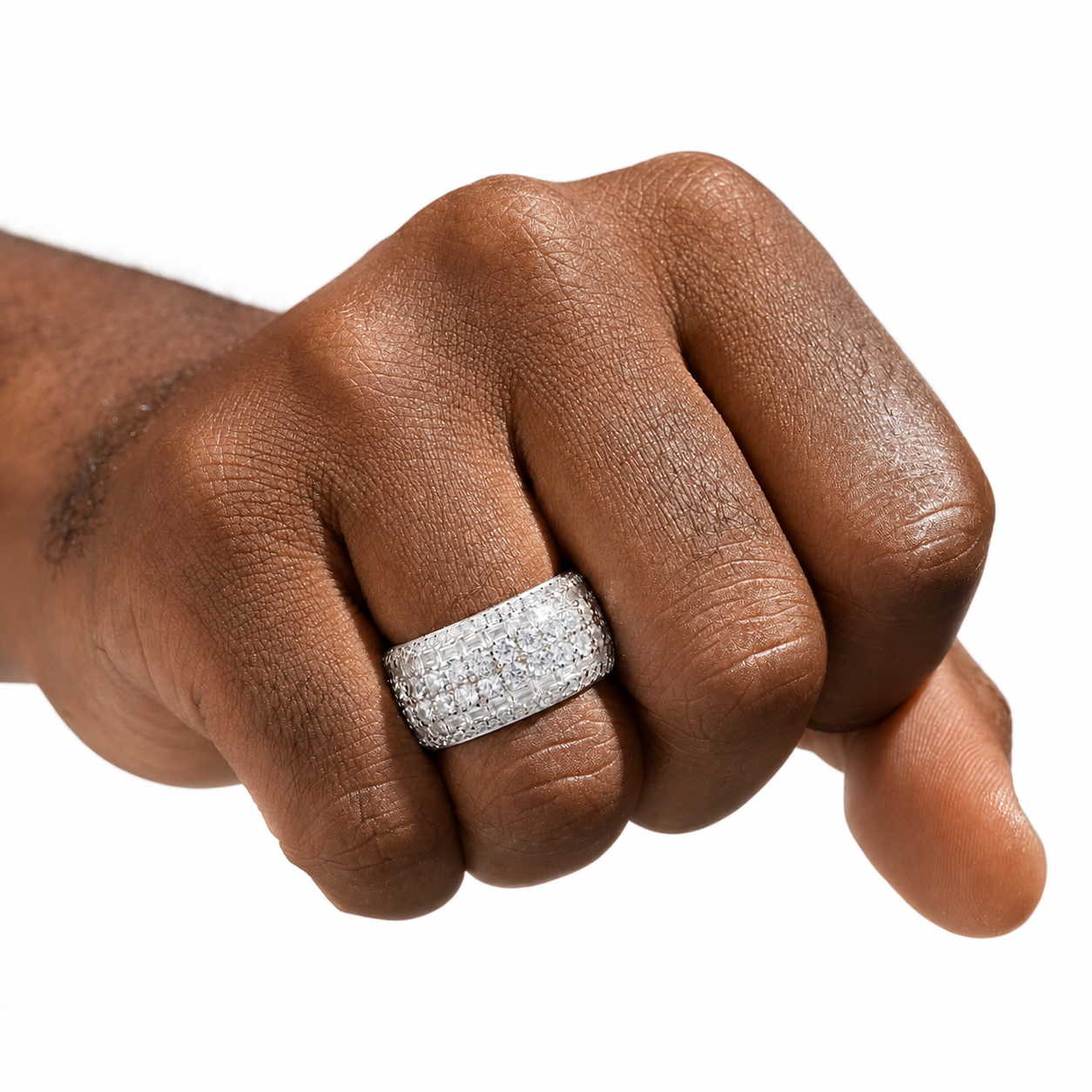 6 Layers Baguette Band Ring