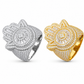 Baguette Hamsa Hand Ring