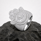 Baguette Hamsa Hand Ring