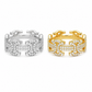 Full Iced Out Byzantine Ring