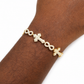 15mm Infinity Cross Cuban Link Bracelet