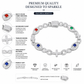 10mm Infinity Cross Evil Eye Cuban Bracelet